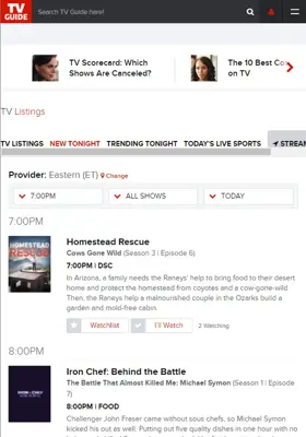 TV Guide android App screenshot 2